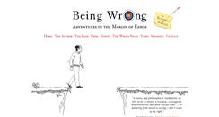 Desktop Screenshot of beingwrongbook.com